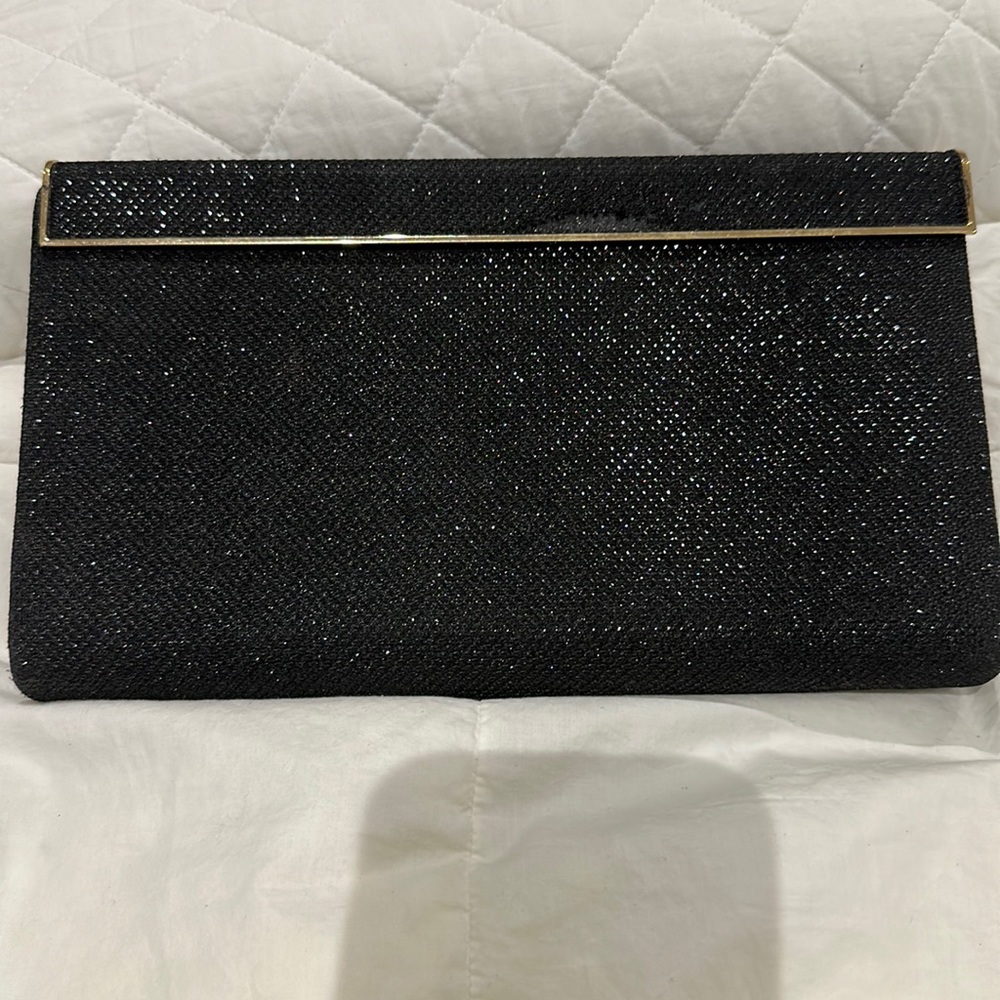 Jimmy choo black clutch